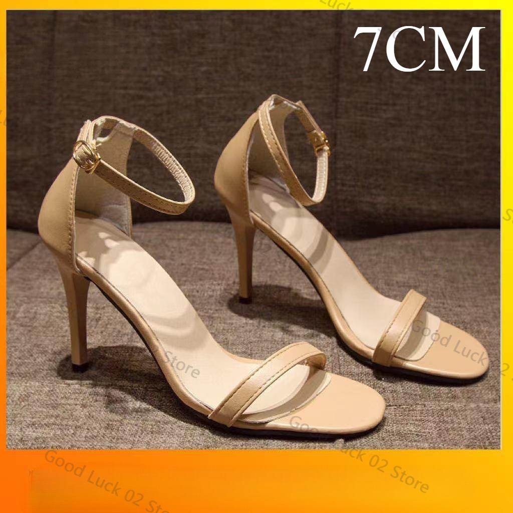 Fashion Summer Classic Sexy Pumps Women Open Toe Ankle Strap Stiletto Heel Dress Sandals Elegant Wedding Party Shoes Pumps High Heel