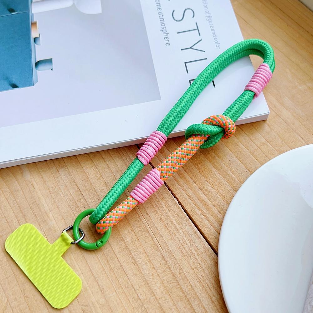 

Mobile Phone Short Lanyard Universal Colorful Hanging Hand Wrist Strap Rope for Cell Phone Case Accessories Detachable Korea Ins