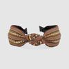LALA Ethnic Hairband-BROWN