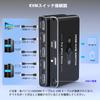 KVM Switch HDMI 2 Input 1 Output KVM Switcher Shares 2 PCs and 1 Keyboard/Mouse/Display 4K@60Hz Video Output Easy Plug-and-Play Connection LED Light U