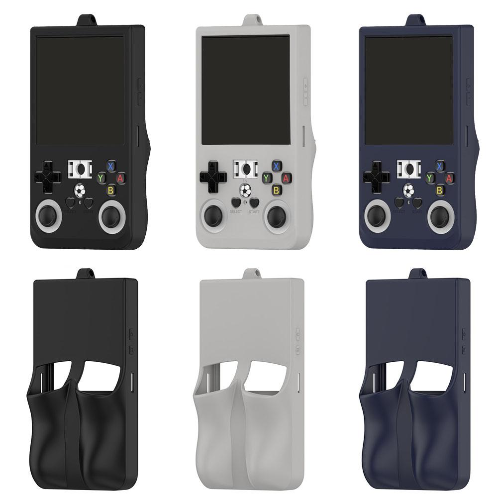 Silicone Protective Case For For R36 MAX Handheld Game Console Shockproof Anti-Scratch Cover Box Soft Shell Accessories