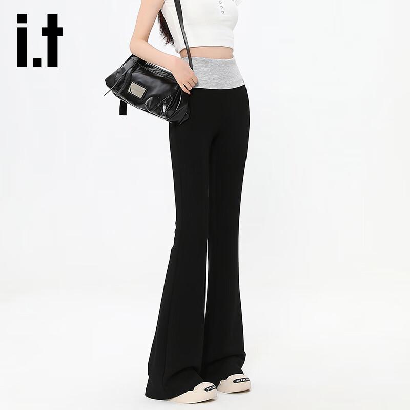 Izzue It Women's Slim Fit Micro-Flared Casual Pants
