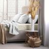 Fitted sheet 90x200 terry COTTON TERRY FREYLE ecology cream ecru