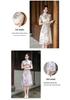 2023 Elegant Embroidered Cheongsam Dress for Women: New Style, Gentle & Youthful, Perfect for Mother's Wear