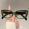 Vintage Cat Eye Glasses Women  New Fashion Multicolor Rim Eyewear Trendy Stylish Design Blue Light Blocking Eyeglasses