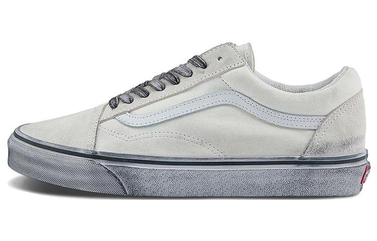 Vans Old Skool Stressed White Grey VN0007NTWWW 35