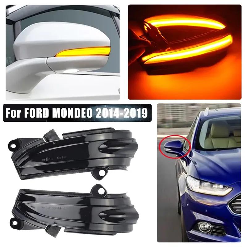 For FORD MONDEO MK5 2014- MK V 5 Dynamic Blinkers LED Car Tuning Side Mirror Light Turn Signal Lamp Repeater Indicator