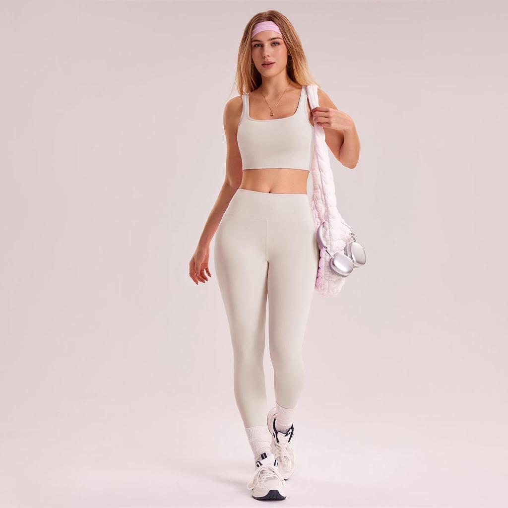 Women's Winter Yoga & Running Set: Quick-Drying Tight Brushed Fitness Underwear and Pants for Outdoor Sports.