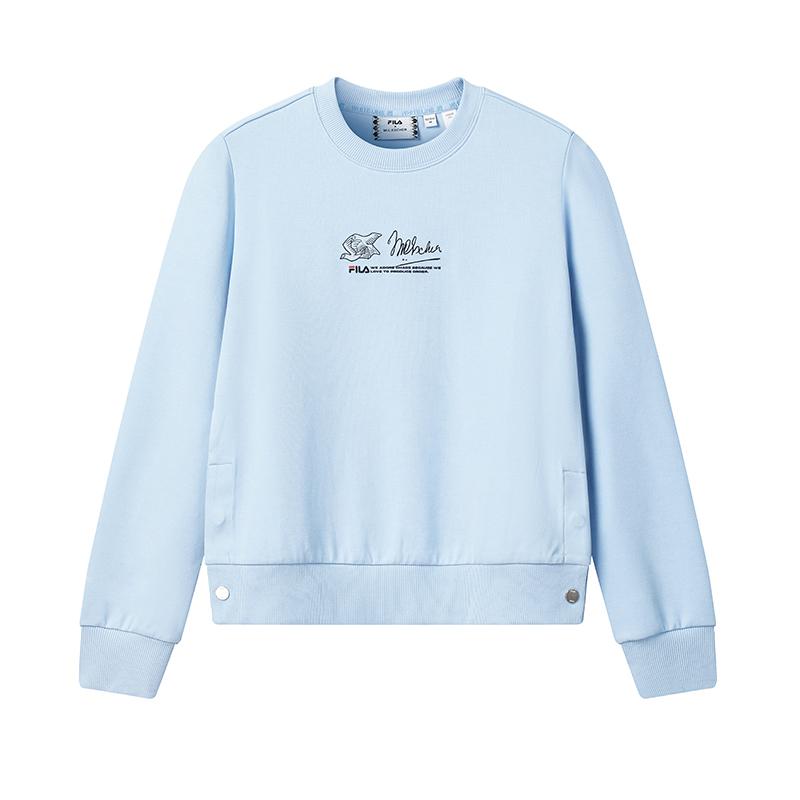 

Fila Наследие Мода Индивидуальность Тренд Классический Повседневный Универсальный Удобный Свободный Пуловер Свитшот с Круглым Вырезом Женский свитшот F11W548230FDB L