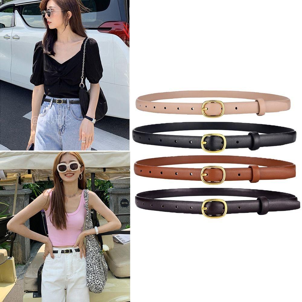 

Модный пояс с пряжкой, роскошный дизайн, брючные ремни, универсальный кожаный ремень