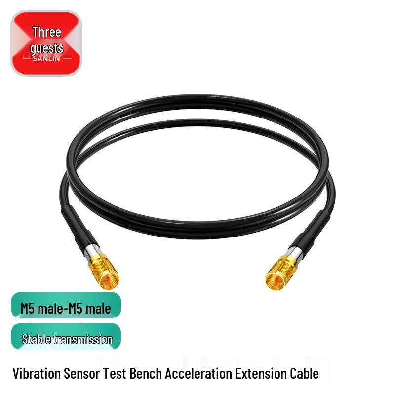Тестовый кабель для датчика вибрации Sanlin BNC на M5/L5 3m