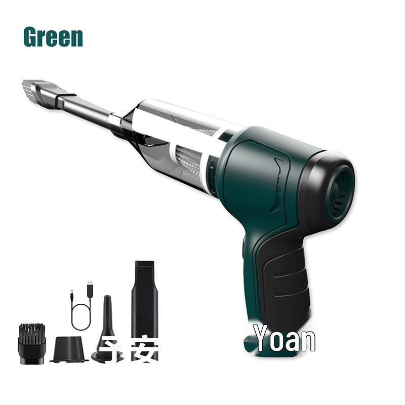 Super výkonný bezdrátový ruční vysavač do auta s dvojitým foukáním a sáním