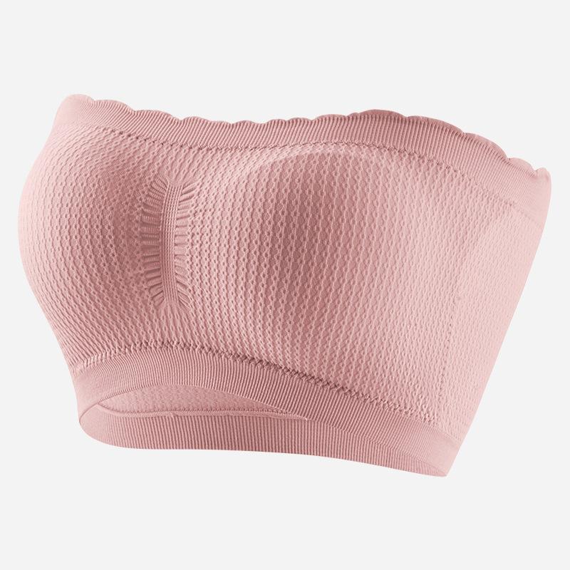 Wireless Strapless Sports Bra S розовый