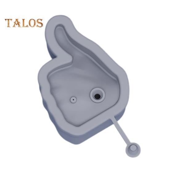 Silicone Ice Tray Middle Finger Thumb Ice Cube Mold BPA-Free Easy-Release Leak-Proof Dishwasher Safe Ice Maker for Whiskey Cocktails Coffee Drinks