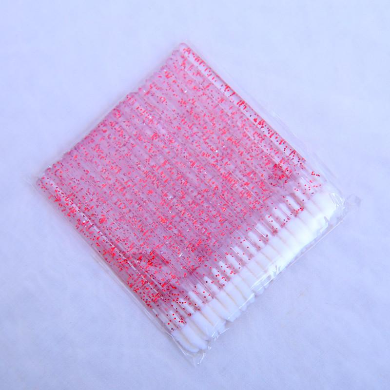 500 st Engångs Rengöringsmakeupverktyg Läppglitter Läppskönhetsborstar Glänsande Skönhetsborstar Kristall Micro Läppglansapplikator