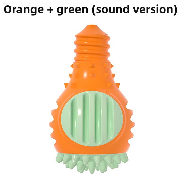 

Pet Toys: Sound-emitting Balls, Bulb-shaped Luminous Balls, Teething and Biting Dog Toys Speak out оранжевый