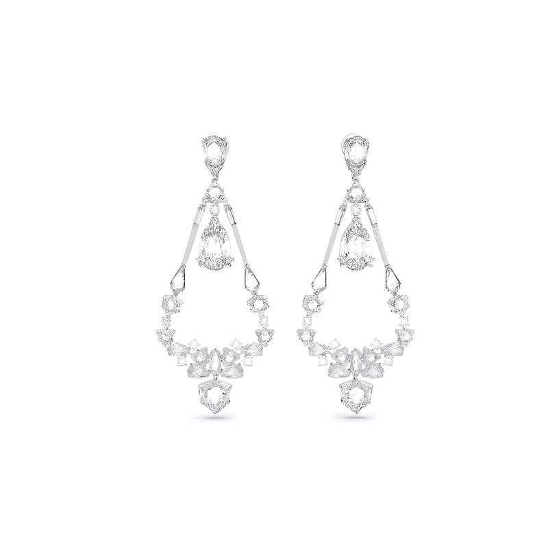 Swarovski Mesmera Mixed Cut Crystal Earrings Women's Silver 5665827