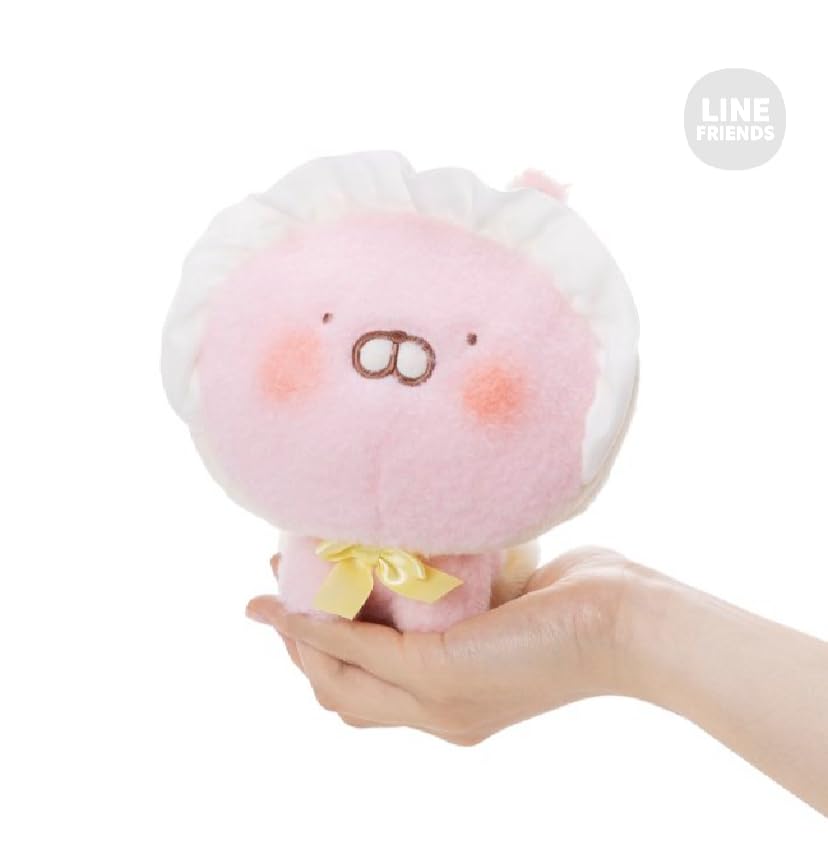 Line Friends Hi-Hi Style Plush Toy, Medium (Chibi Chibi) Chibi Chibi Usako Official Plush Toy