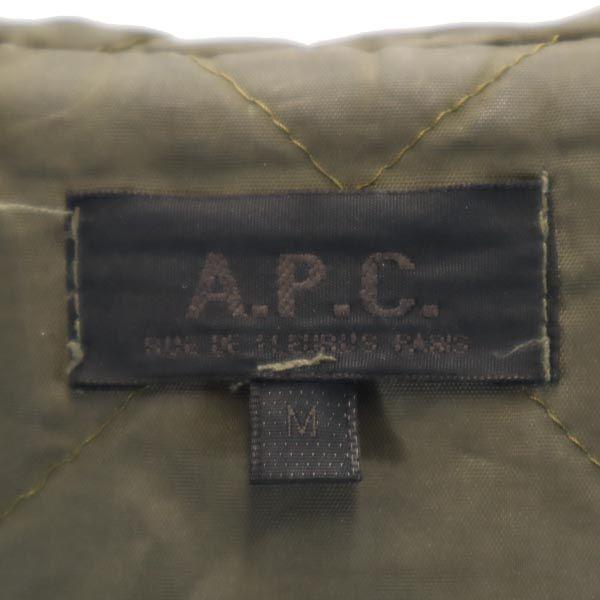 A.P.C. Laget i Frankrike Mod kåpe M Khaki Vattert rygg Herre Brukt