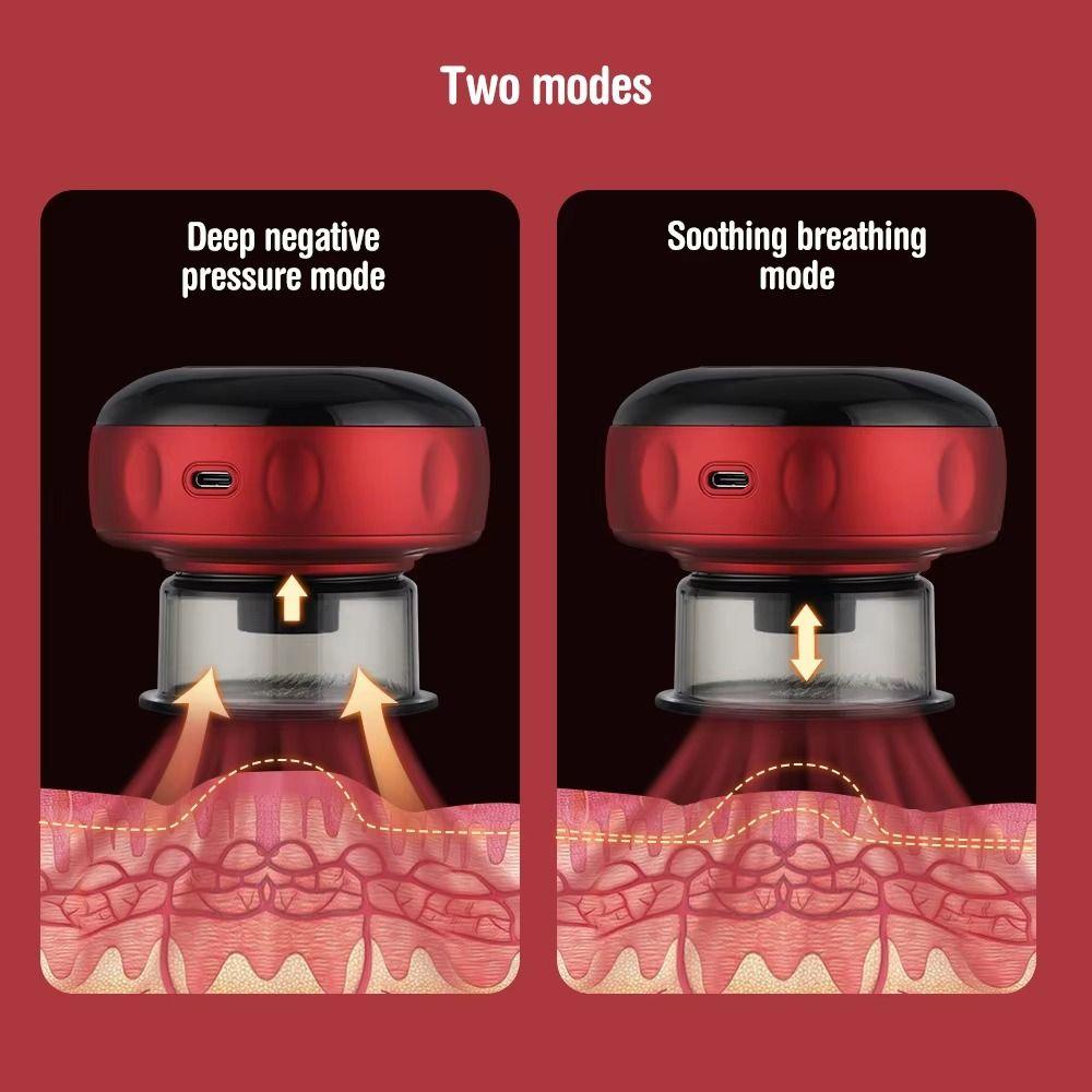 Smart Vacuum Body Scraping Massager Intelligent Breathing Electric Guasha Machine  Relieve Fatigue