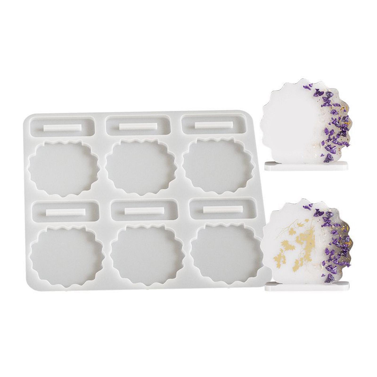 

Силиконовая форма для фоторамки и декоративного рукоделия, смоляная форма для сухоцветов, гипсовая форма для украшения стола L