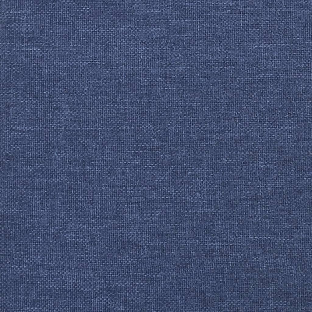 Vidaxl Wingback Headboard, Blue, 183X23X78/88 Cm, Fabric