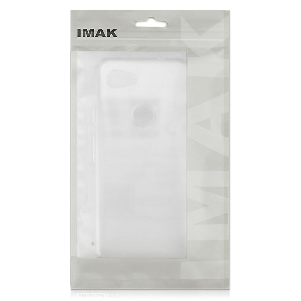 IMAK UX-4 Series Phone Case for TECNO Spark Go 2023 4G/POP 7/POP 7 Pro 4G Straight Frame Four Corner Shockproof Clear TPU Cover