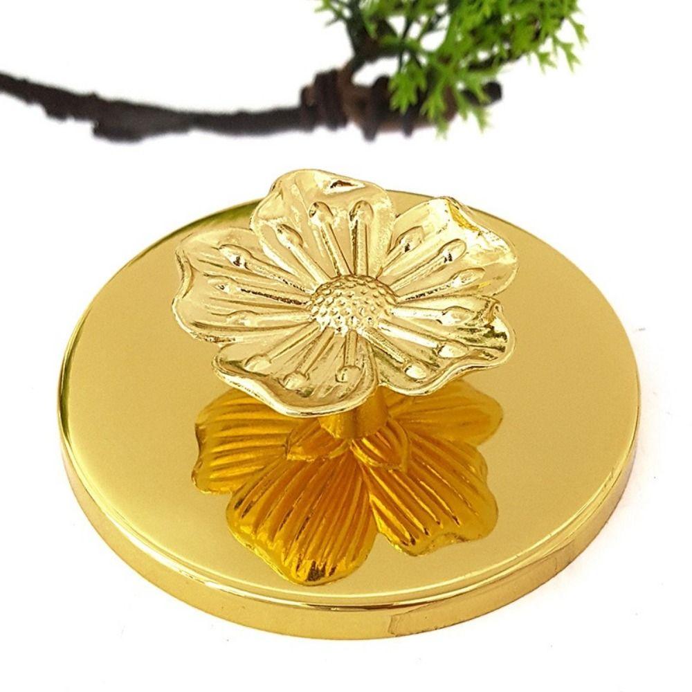 Cherry Blossom Shape Drawer Pull Handle Vintage Wardrobe Knob Ornamental Cabinet Pull  Cupboard