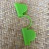 10pcs Green PP Double Head Plastic Clips 4/5/6/7mm Greenhouse Film Fasteners for Hoops Garden Tunnels Poly Tunnels