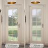Pellicola Decorativa Vetro Finestra Privacy Satinata in Vinile, Adesivo 3D per Bagno Soggiorno Senza Colla
