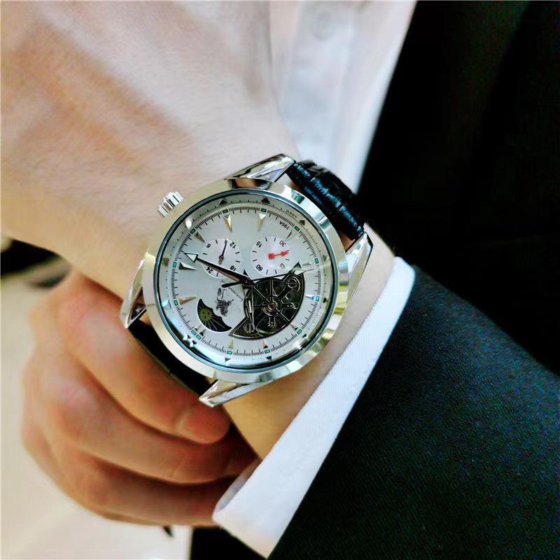 Duke of Lorraine Skeleton Mechanical Watch: Multi-Function, Luminous, Waterproof, Casual Business Steel Band