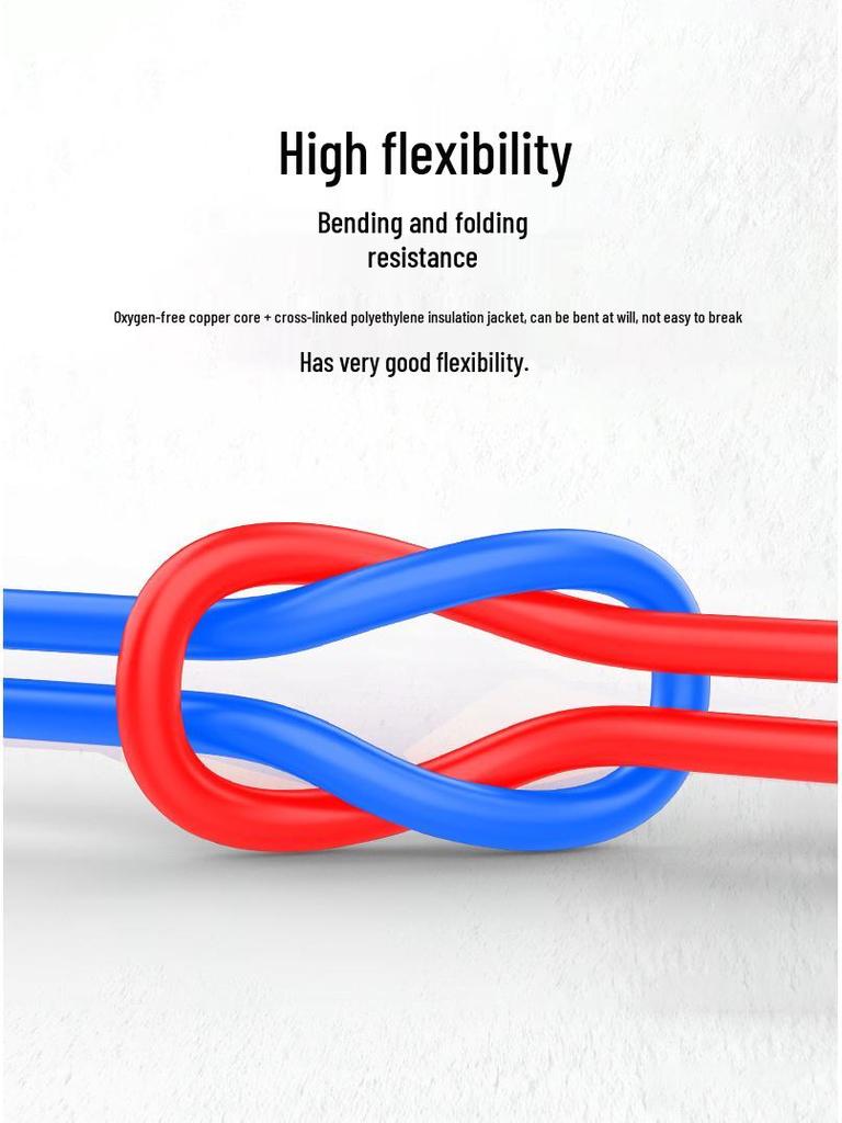 Jinlianyu WDZB-BYJ(F) Low Smoke Halogen-Free Pure Copper Insulated Wire for Home Improvement.