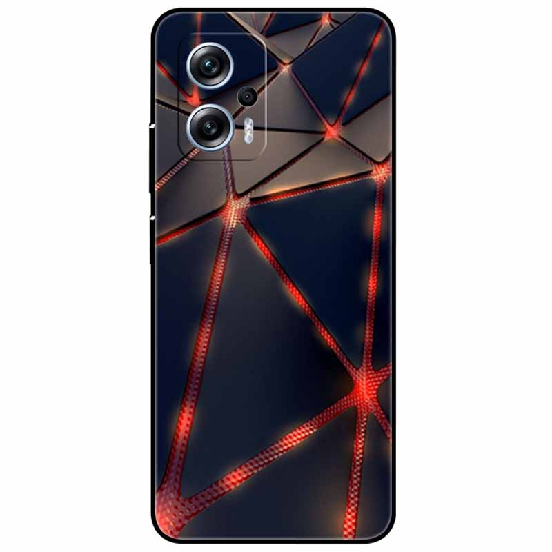 For Xiaomi Poco X4 GT Case 6.6'' Cat Wolf TPU Silicone Soft Coque Fundas for Poco X4 GT 5G Cover Black Edge Lovely PocoX4 X 4 GT