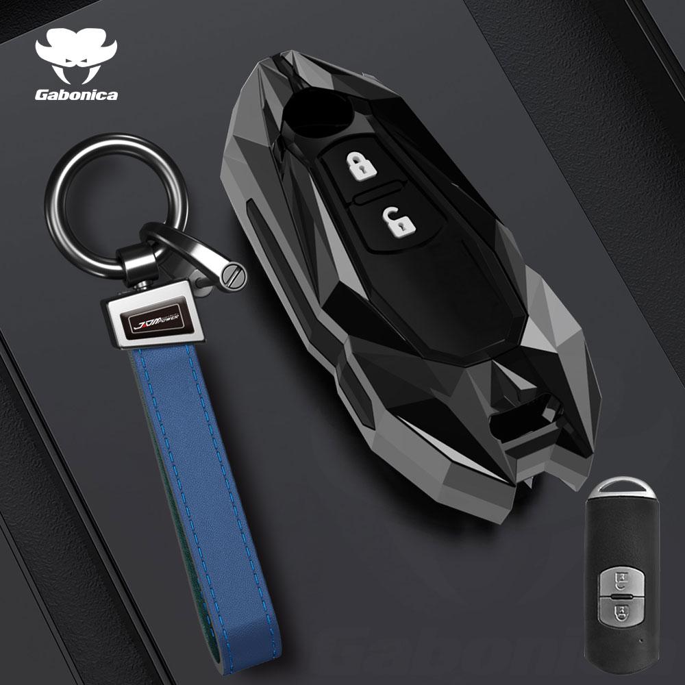 New 2 3 Buttons Zinc Alloy Car Key Fob Case Cover For Mazda 2 3 6 Atenza Axela Demio Cx30 Cx-4 Cx-5 Cx5 Cx-3 Cx7 Cx8 Cx-8 Cx-9