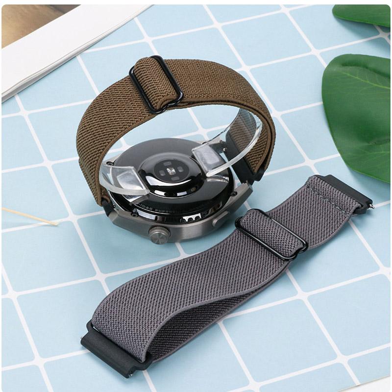 20 22mm Nylon Strap for Garmin Vivoactive 4 3 5 Band Watch Venu/SQ/2 Plus Elastic Wristband Forerunner 645 245 265 255 Bracelet
