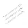 10pcs/lot 50 70mm Tone Extended Extension Tail Chain Lobster Clasps Connector For DIY Jewelry Making Findings Bracelet Necklace