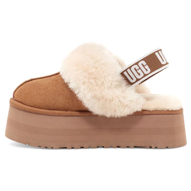 New UGG Funkette Slipper Chestnut Women's 1113474-CHE