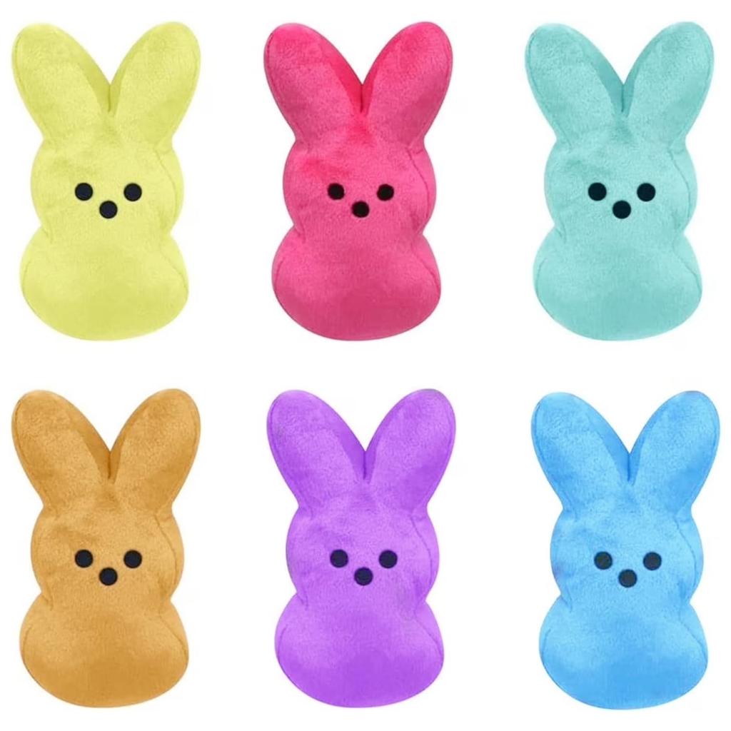 Creative Novel Plush Bunny Toy For Dogs Kids Interactive Easter Gift