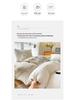 Skin-Friendly Washed Cotton Dorm Three-Piece Set: Stripe Duvet Cover & Pillowcase, Single/Double Size, Class A Quality