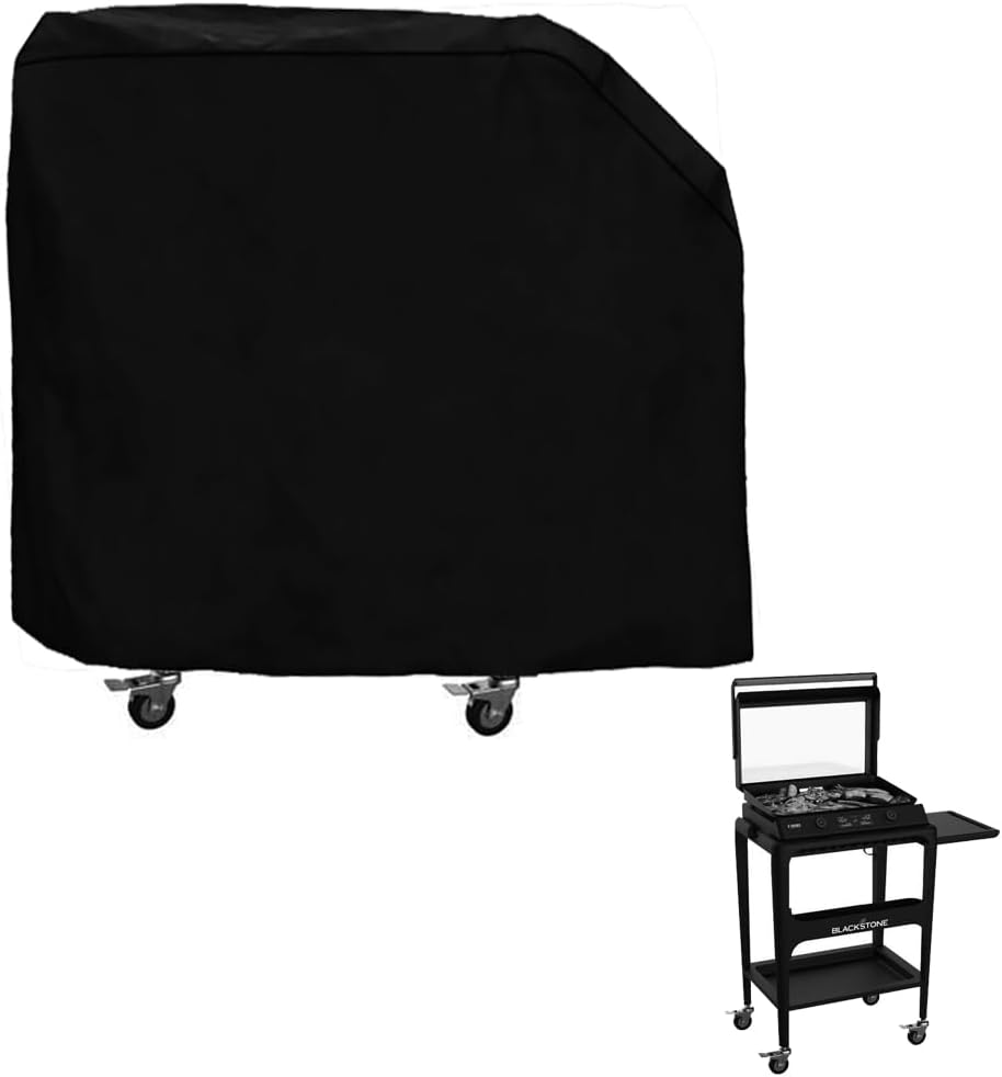 

Blackstone E-Series 2-Burner 22 Electric Tabletop Griddle with Prep Cart- Grill Cover for Blackstone United States