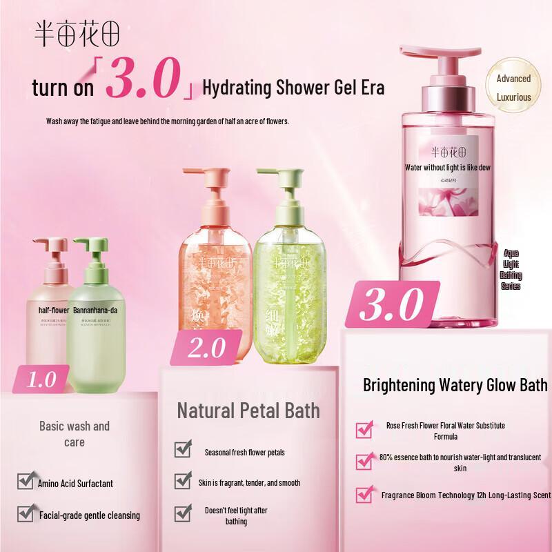 Ban Mu Hua Tian Glowing & Brightening Scented Shower Gel