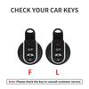 BAGF7 Car Sticker Leather Car Remote Fob Key Case Cover Holder Shell for BMW MINI COOPER S ONE JCW F54 F55 F56 F57 F60 CLUBMAN COUNTRY