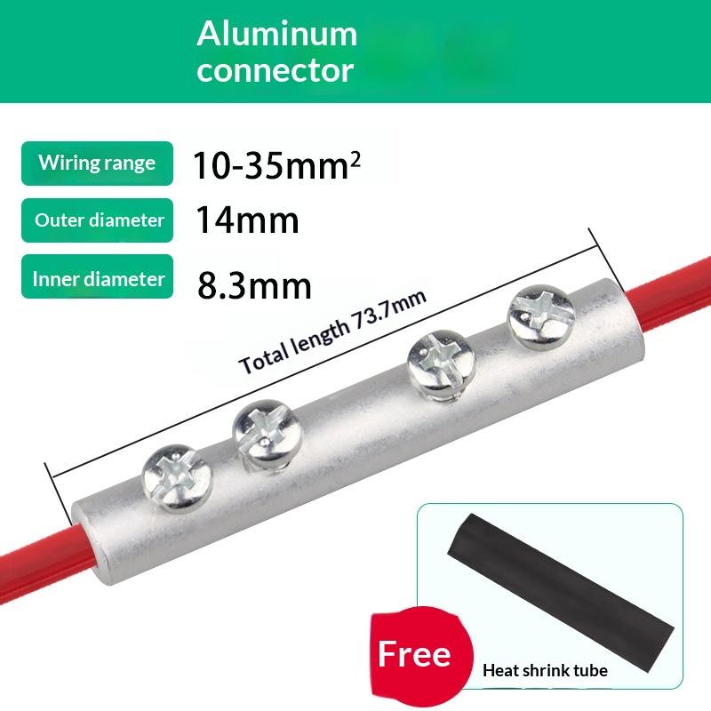 1/3Pcs Gtl Quick Cable Connector Copper Wire Butt Terminal Splice Copper Al Cable Wire Tubular Screw Bolt Connection Sleeve Join