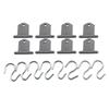 Hook Hook Rack 4 Cm In Length For Caravan Handbags 4cm Length Hangers 8PCS Hangers Light Accessories Hats Assembly