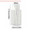 Nail Manicure Cleaner Makeup Remover Container Press Bottle 150ml Refillable Lockable Empty Pump Dispenser
