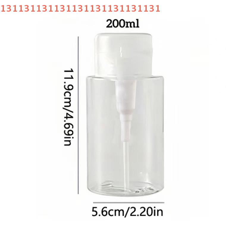Nail Manicure Cleaner Makeup Remover Container Press Bottle 150ml Refillable Lockable Empty Pump Dispenser