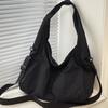 Lazy Wind Dumpling Bag Large Capacity Crossbody Bag Women'S Leisure Sports Shoulder Bag Lightweight Waterproof Oxford Buttot Bag