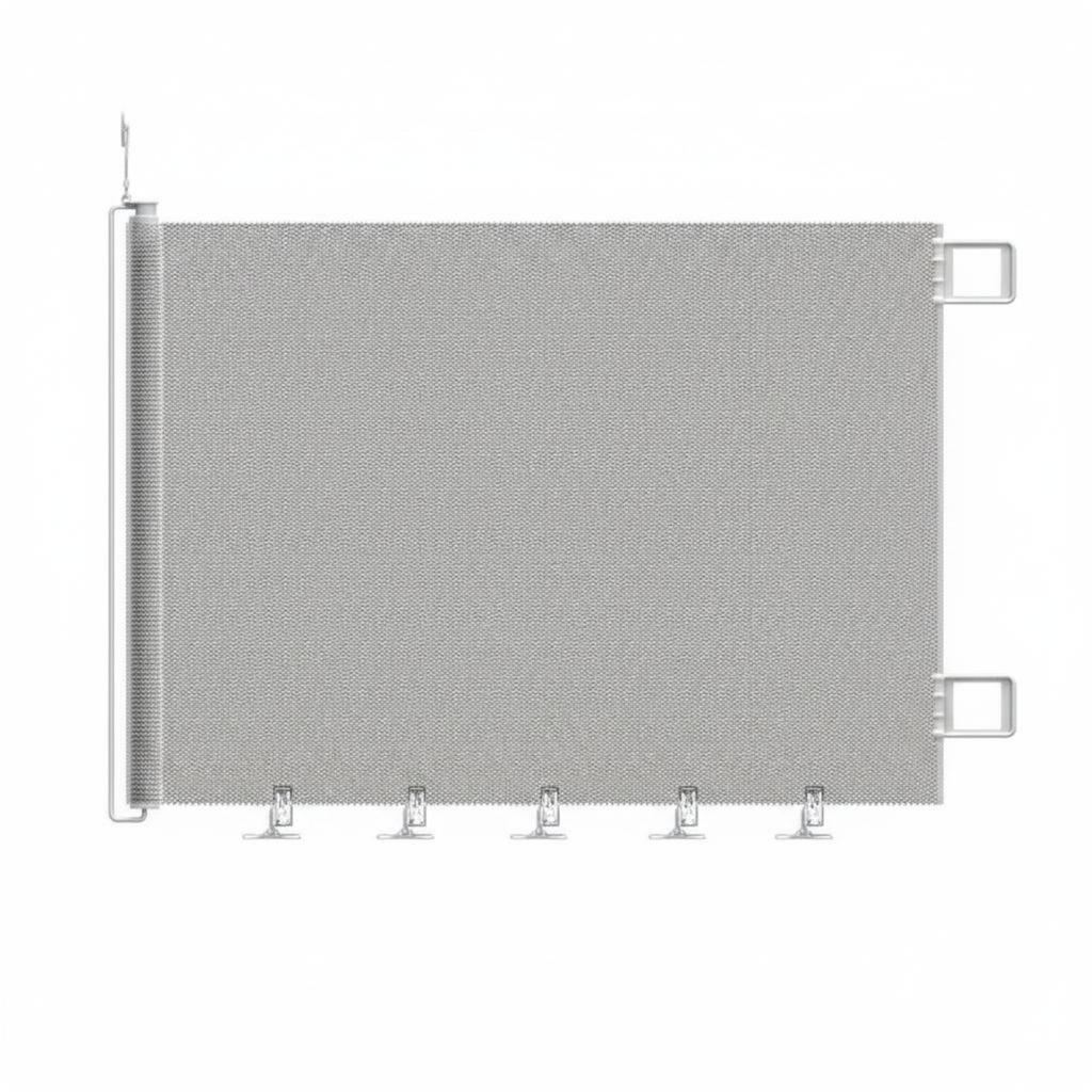 Retractable Pet Gate Easy Install Retractable Dog Gate Indoor Outdoor Use for Stairs