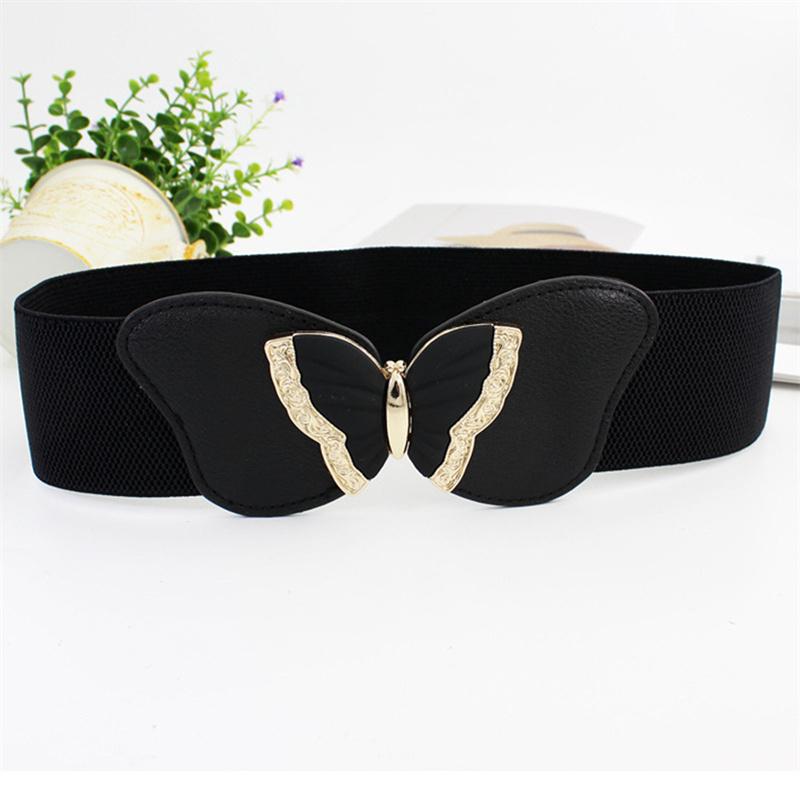 Women Wide Waist Stretch Cinch Girls Waistband Waist Seal Wide Belts