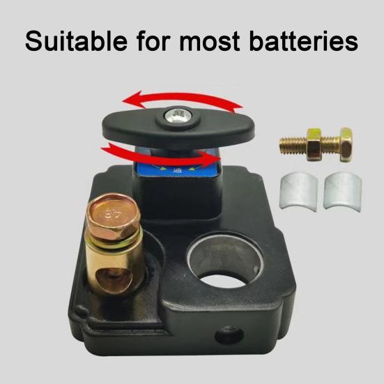 Odpojovač baterie pro auto, nákladní auto, loď 12V 24V Univerzální spínače baterie Vysokozátěžový vypínač napájení Hlavní vypínač Odpojovač